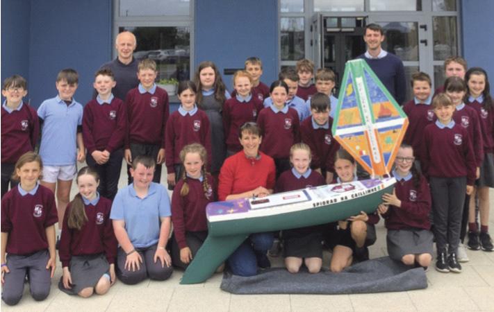 Lackagh students’ mini-boat sets sail in the South Atlantic