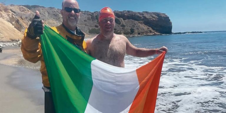 Derrydonnell man completes the triple crown of swimming