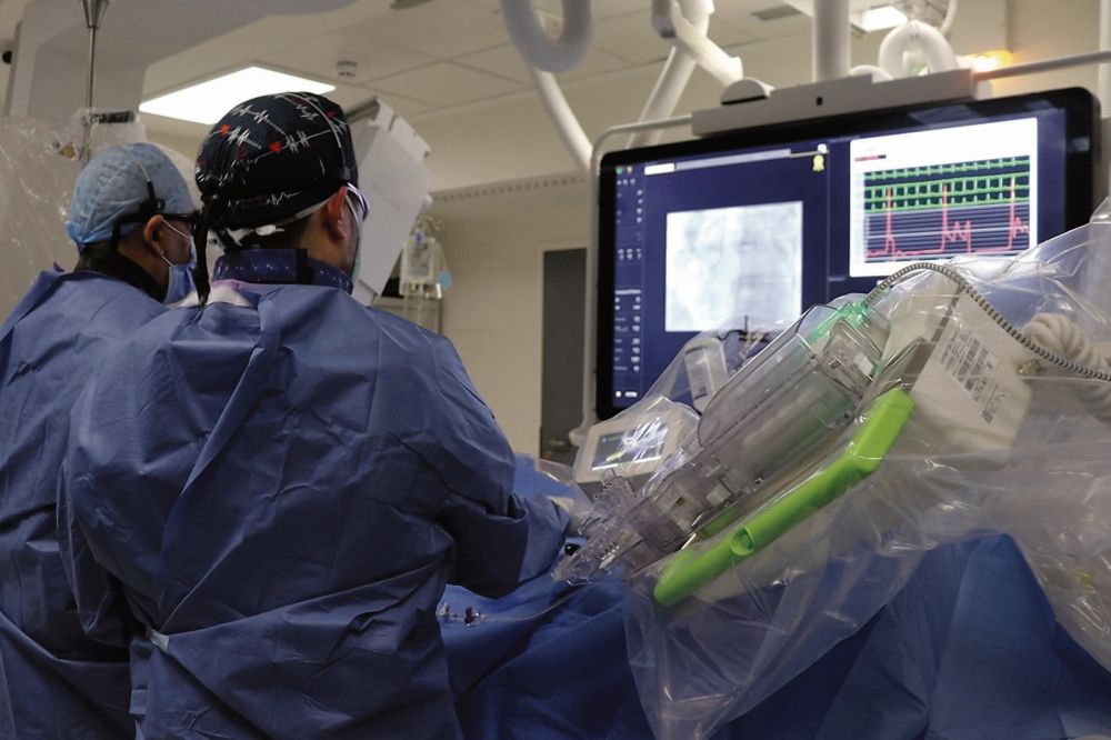Groundbreaking coronary operation at UHG offers vision of future healthcare