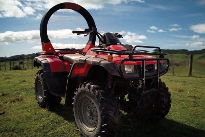 ‘Soft’ roll bar could be a life saver on quads