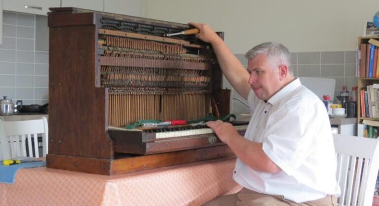 New life for old piano which once entertained Galway’s elite on converted minesweeper!