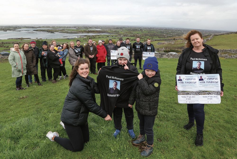 Family and friends walk to remember much-loved Galway man