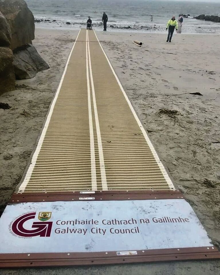 Tides blamed as €9,000 beach mats in Galway lie unused