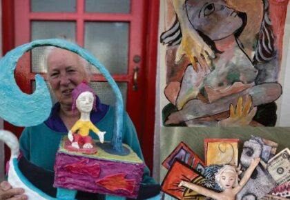 Kristy’s colourful exhibition in Gort offers food for soul