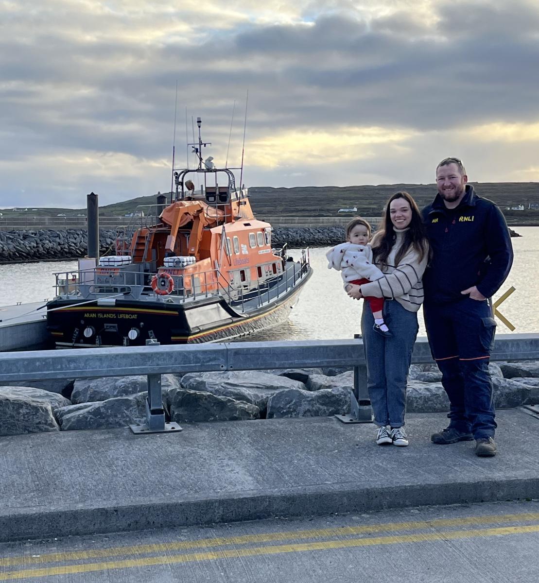 Aran lifeboat’s new Coxswain prepares for Christmas on call
