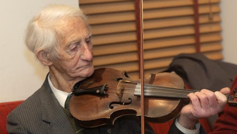 Centenarian still hitting all the right notes