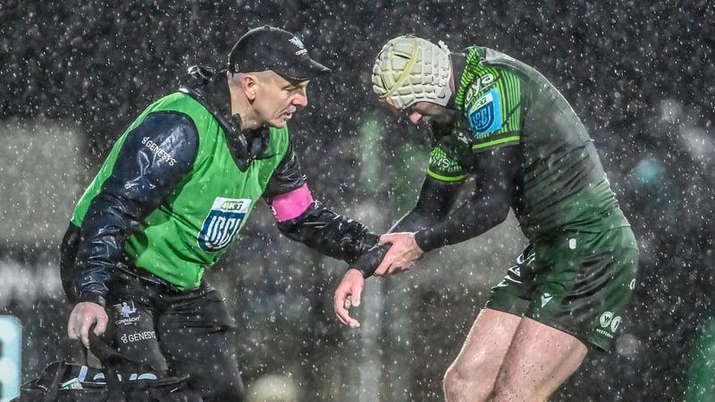 Big setback for Connacht as winger Hansen ruled out for several months