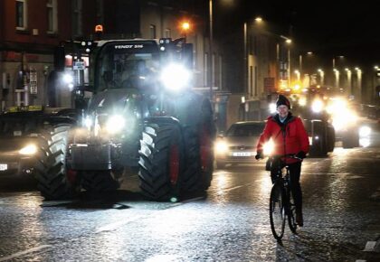 100 tractors take part in city protest as farmer fury grows over ‘red tape’ rules