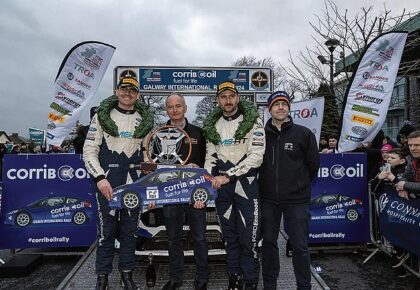 Quigley and Raftery first Galway crew home in local International Rally