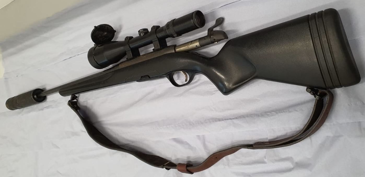 Man held after rifle and silencer seized in Turloughmore