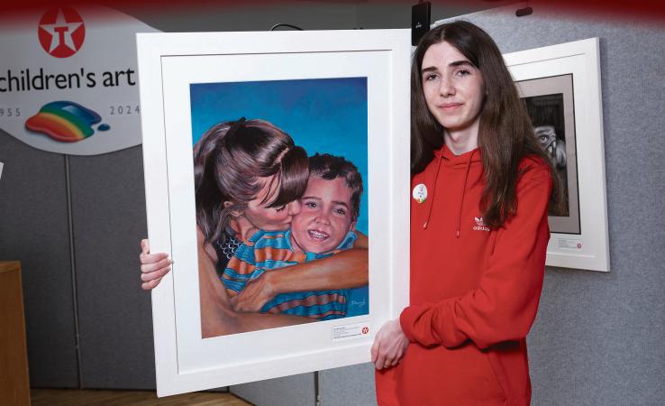 Gort teen is big winner as five Galway artists are recognised in Texaco Children’s Art Competition