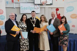 Big turn-out for launch of Barna/Knocknacarra Irish Language Plan