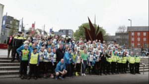 Cross-country pedallers raise money for Little Blue Heroes on Galway Cycle