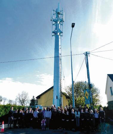 Village plea for mast to be relocated