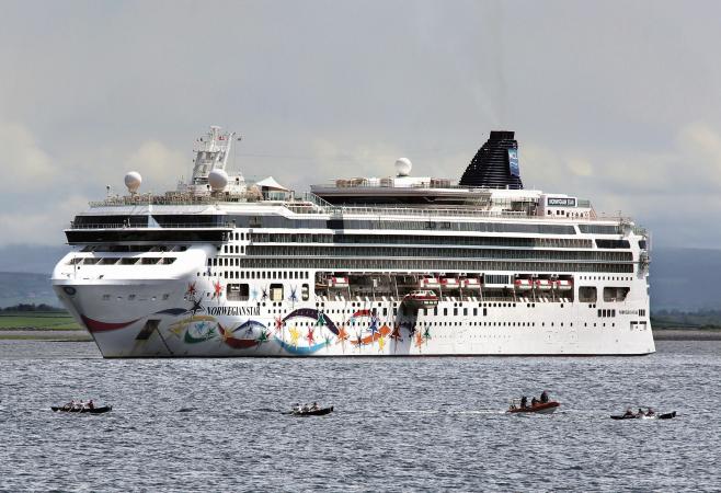 Biggest cruise liner of the year arrives in Galway Bay with up to 2,300 passengers