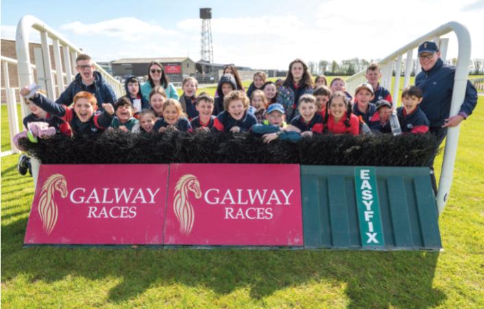 City schoolkids enjoy the chance to get behind the scenes at Ballybrit