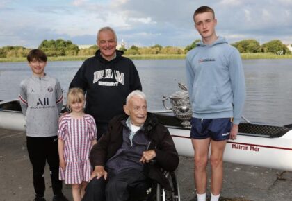 Dedication of new boat at annual Jes rowing club barbecue
