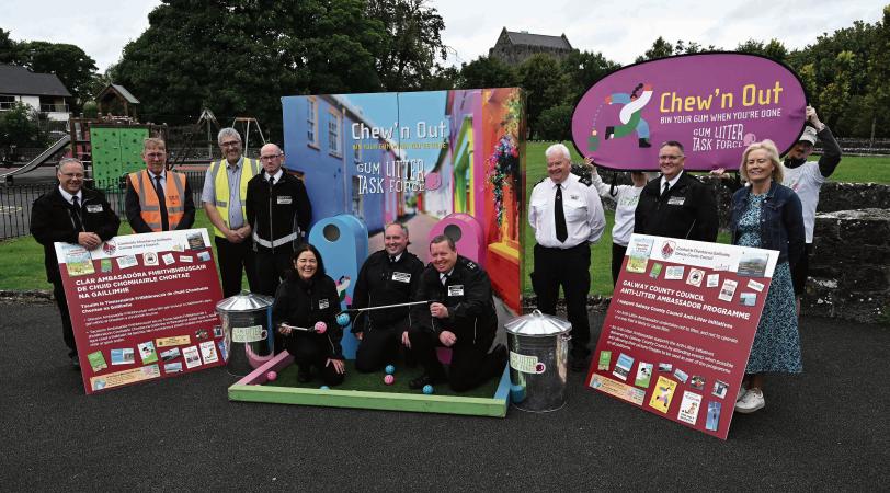 Taskforce Roadshow comes to Galway to tackle gum disposal