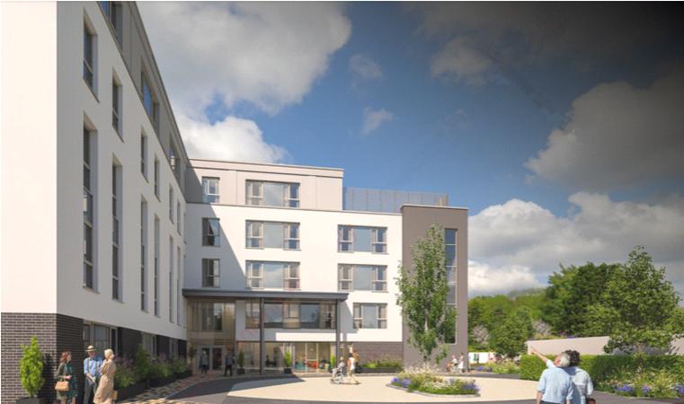 Proposed 154-bedroom nursing home on Warwick Hotel site too big say planners