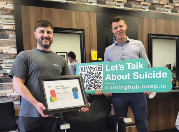 Galway barbers get training in suicide awareness and prevention