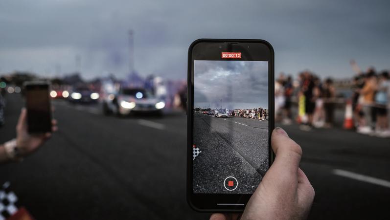 Record crowds as Cannonball supercars roar into town