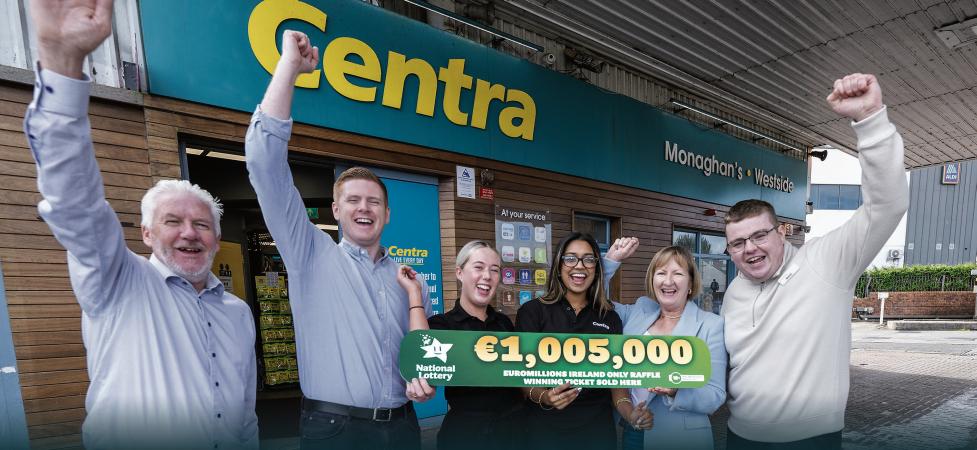 Family-owned store celebrates sale of EuroMillions winning ticket