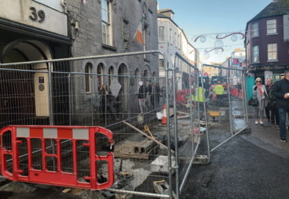 Shop Street tarmac stays  – cobbles won’t return