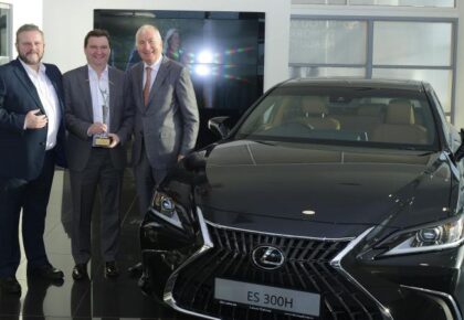 Lexus celebrates being the fastest growing electrified premium car brand in Galway