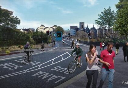 Cars take back seat as bus plan passed