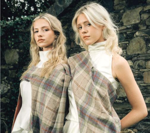 Galway shawl inspires fledgling designer