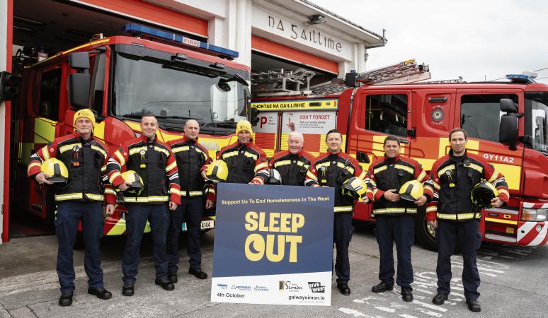 Fire Service rallies to the cause as Galway gives up its beds for one night for Simon