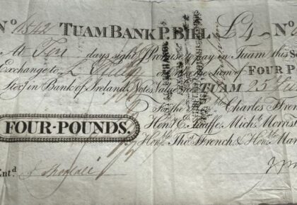 Talk on the collapse of Tuam Bank