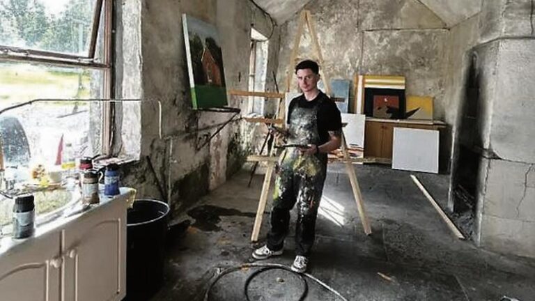 Loughrea artist makes his name restoring the old – while creating the new