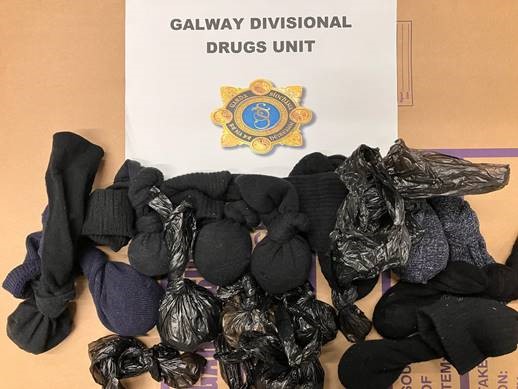 Teen arrested after €42 thousand of cocaine seized in Oranmore