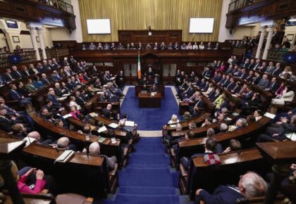 Fiddling on Kildare Street while the West perished