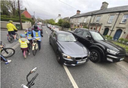 School ‘cycle bus’ calls for removal of dangers to children