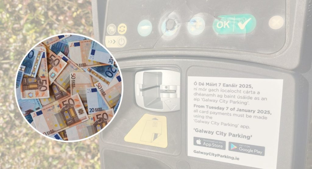 Galway city parking fees income down by over €80,000 this year
