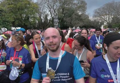 Galwegian tackles series of half marathons to support young people with cancer