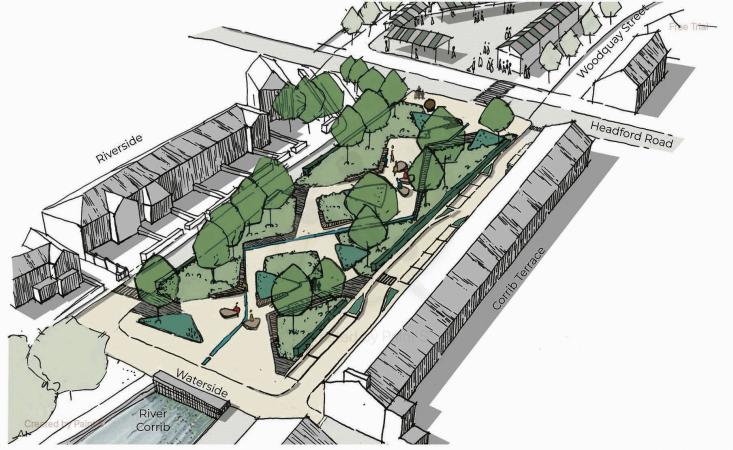 Woodquay Park revamp okayed —  without railings