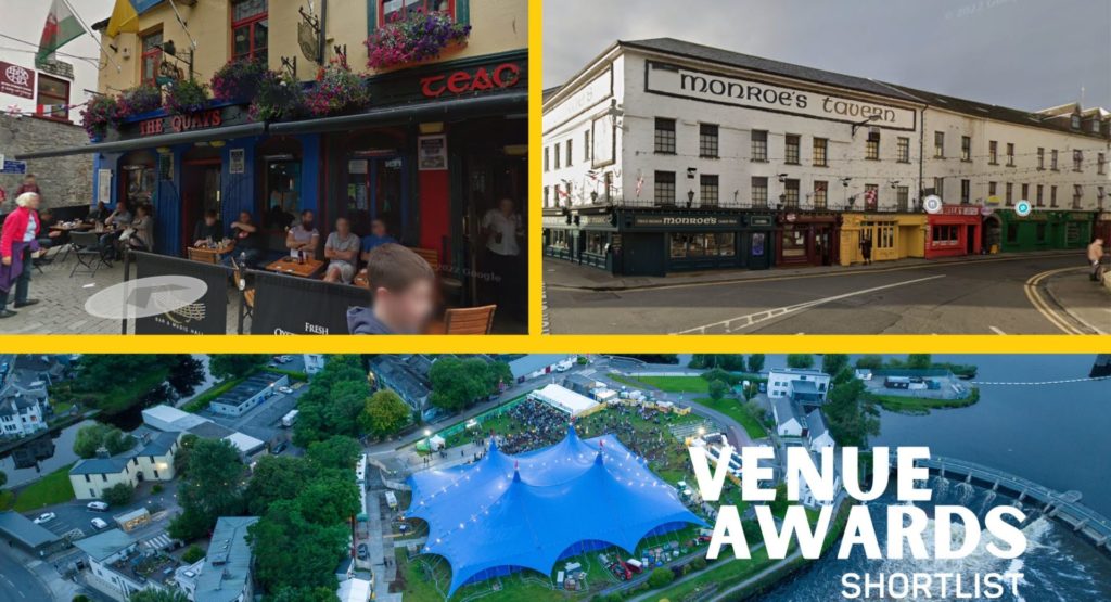 Galway venues and festival shortlisted for IMRO venue awards