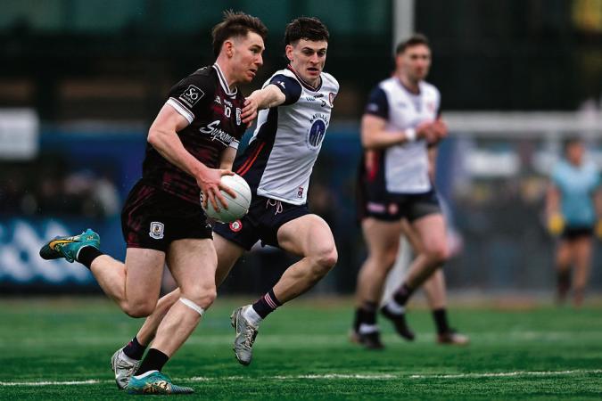 Tierney sets standard for Galway’s win over exiles