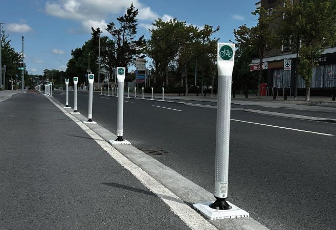 New Roscam bollards force kids to cross dangerous road