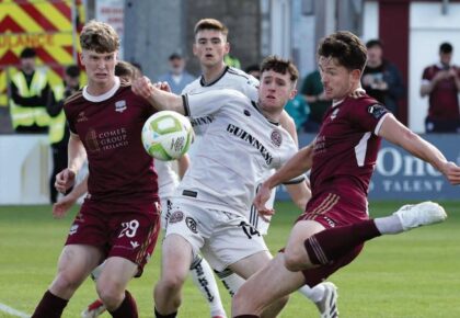 United get going too late in loss to St Pat’s in Inchicore