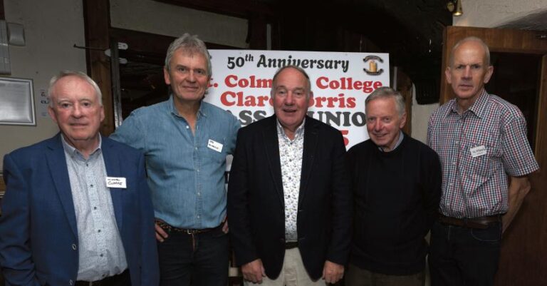 St Colman’s College Leaving Cert Class of 1975 celebrate Golden Jubilee with reunion