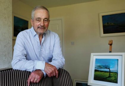 Man of many parts opens first exhibition – inspired by the water and the West