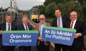 Minister Canney visits Oranmore to mark contract signing for Station improvement works