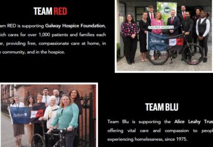 Support the inspiring charity cycle “Blu to RED”