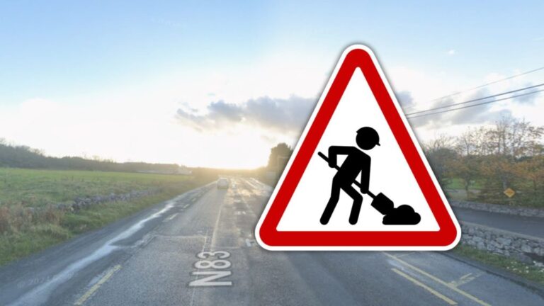 Lane closures on n83 Claregalway to Parkmore junction from tomorrow