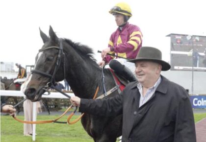 Trainer Cawley and owner Earls on the mark at October Festival
