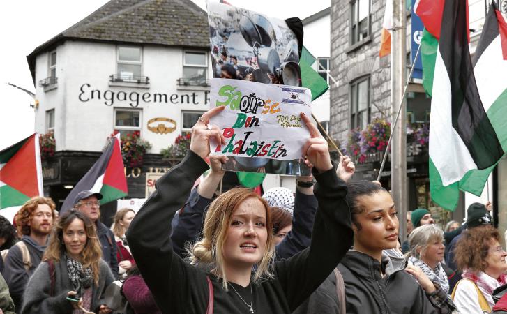Galway solidarity with Palestinian journalists killed in Israel’s genocide